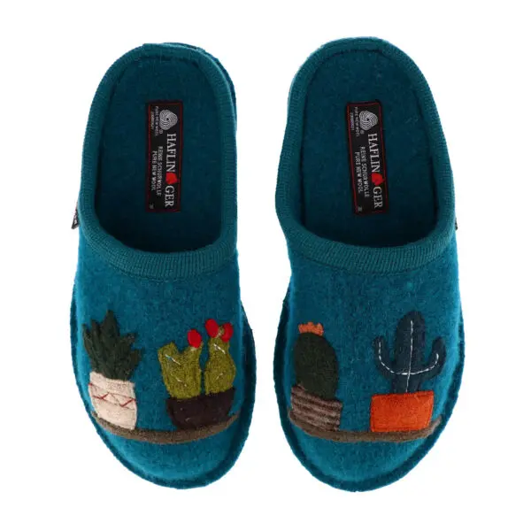 Haflinger Cactus Felt Sole Slipper