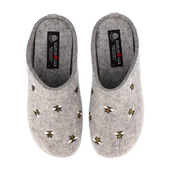 Haflinger Api Bee Pattern Slippers
