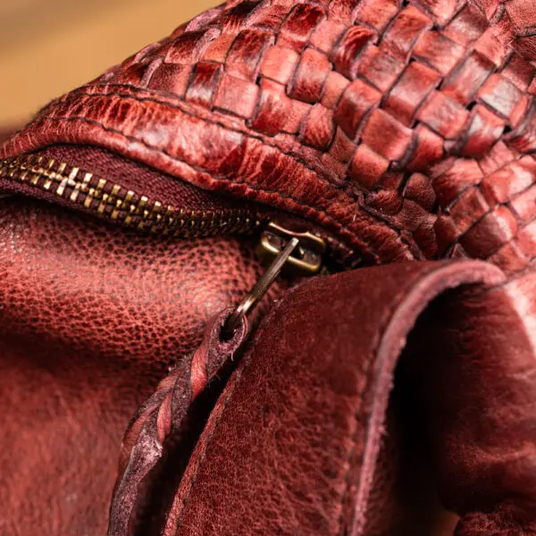 Kunitz Handbags KE-BAG-4819 Burgundy 6