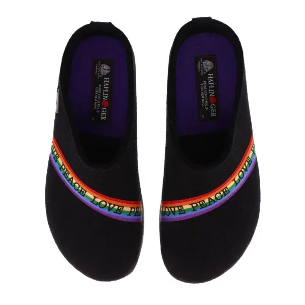 Haflinger Rainbow Patterned Slipper