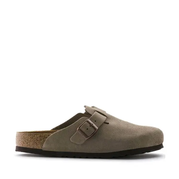 Birkenstock Boston Soft Taupe Suede N