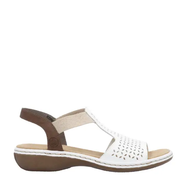 Rieker 65917 Perf Vamp Sandal