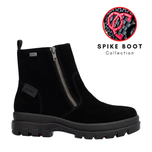 Rieker Wo X8251 Zip Up Mid Spike