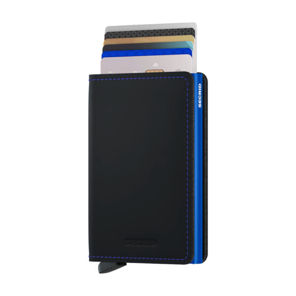Secrid_Slimwallet_Matte_BlackBlue_Front_Cards_SQUAREEDIT