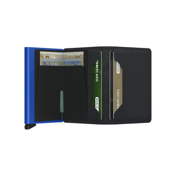 Secrid_Slimwallet_Matte_BlackBlue_Open_SQUAREEDIT