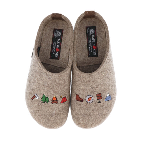 Haflinger Hiking Patterned Slipper