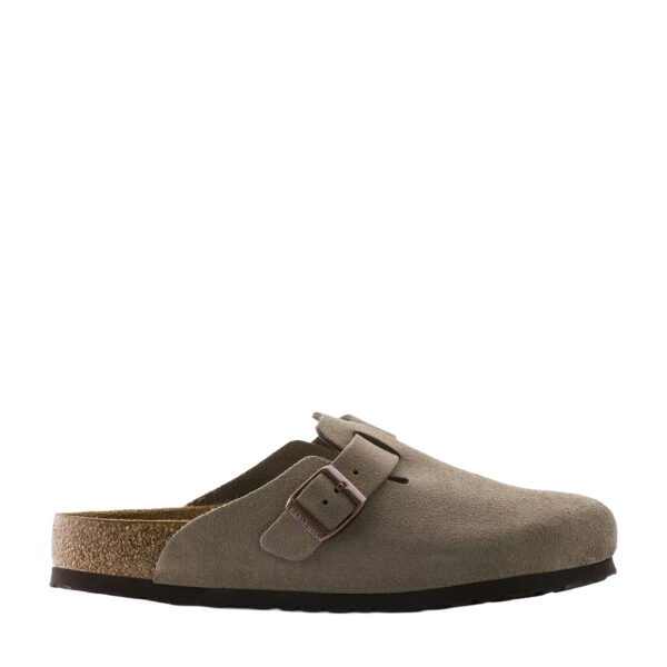 Birkenstock Boston Soft Taupe Suede R